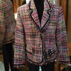 Sagharbor Colorful Jacket Size 10